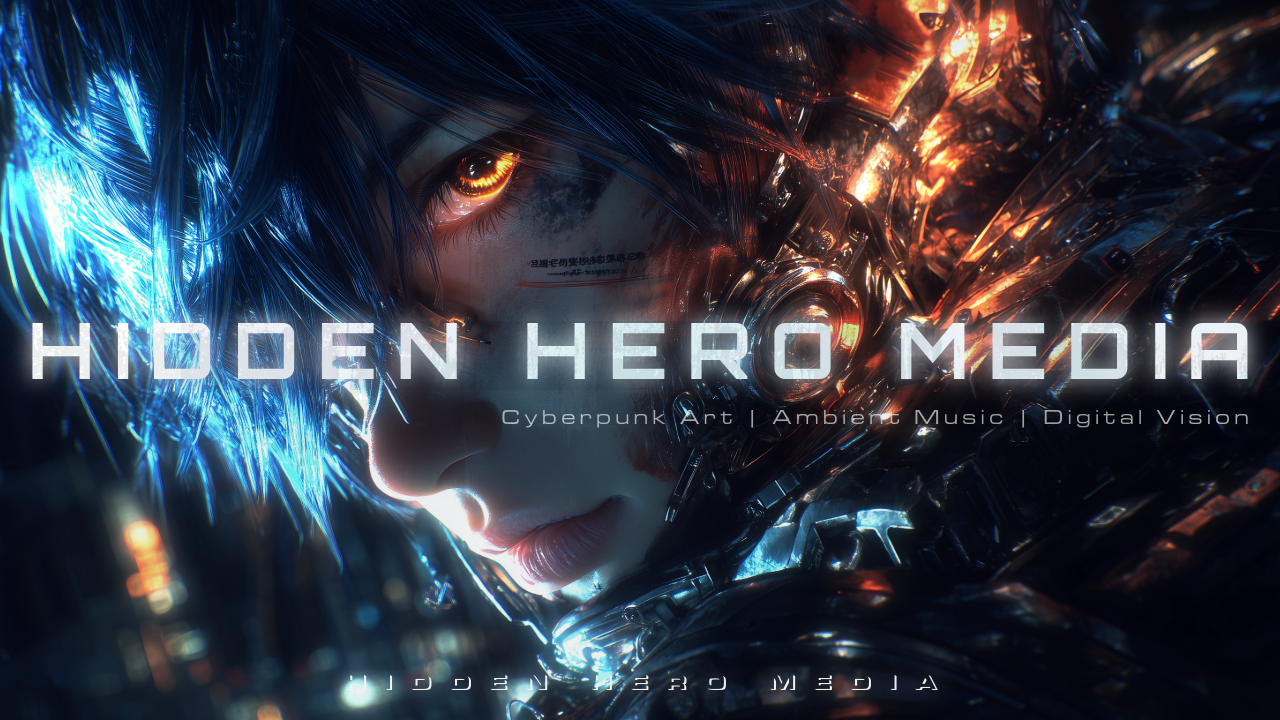 Hidden Hero Media – Cyberpunk Art, Ambient Music & Creative Worlds